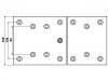 Brake Lining Kit:675 421 08 30